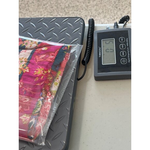 Jones and Co Blouse Size 1X Short Sleeve Floral Patchwork Button Back Bohemian - Picture 6 of 6